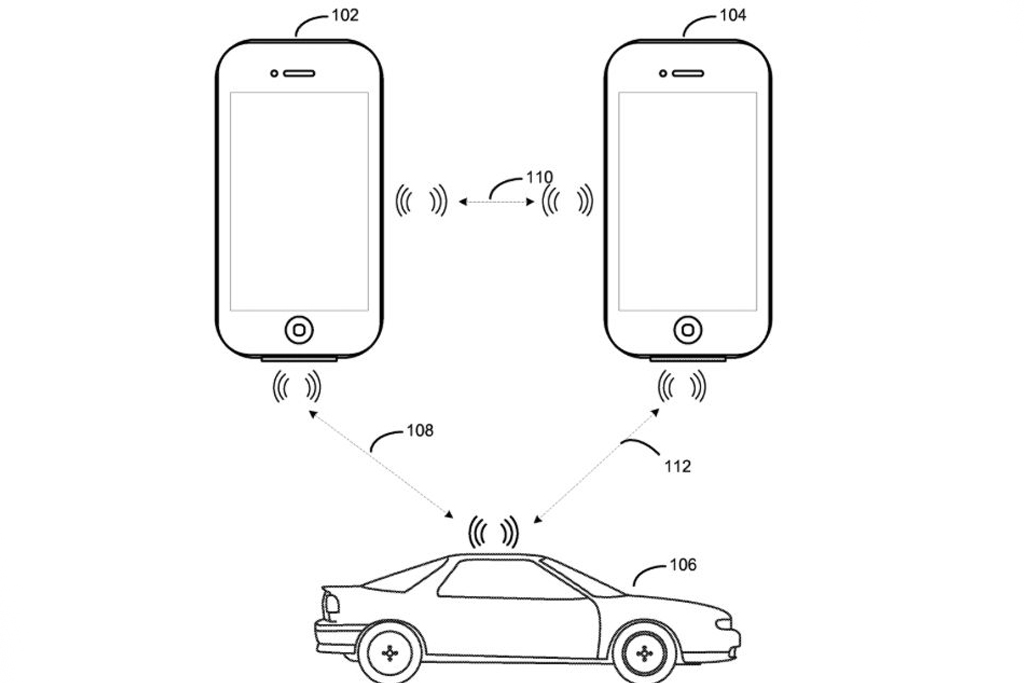 หนึ่งในสิทธิบัตรเกี่ยวกับรถยนต์ของ Apple แสดงให้เห็นความสามารถปลดล็อกรถโดยใช้สมาร์ทโฟน
