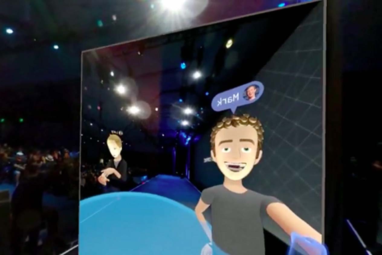 มาร์ค ซัคเคอร์เบิร์ก ใช้ Oculus Rift และพูดติดตลกบนเวทีว่า ตัวเองดูเหมือน จัสติน ทิมเบอร์เลค